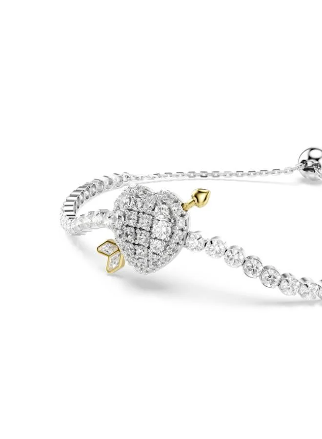 SWAROVSKI  Idyllia White Crystal Rhodium Plated Bracelet for Women | Best Price UAE